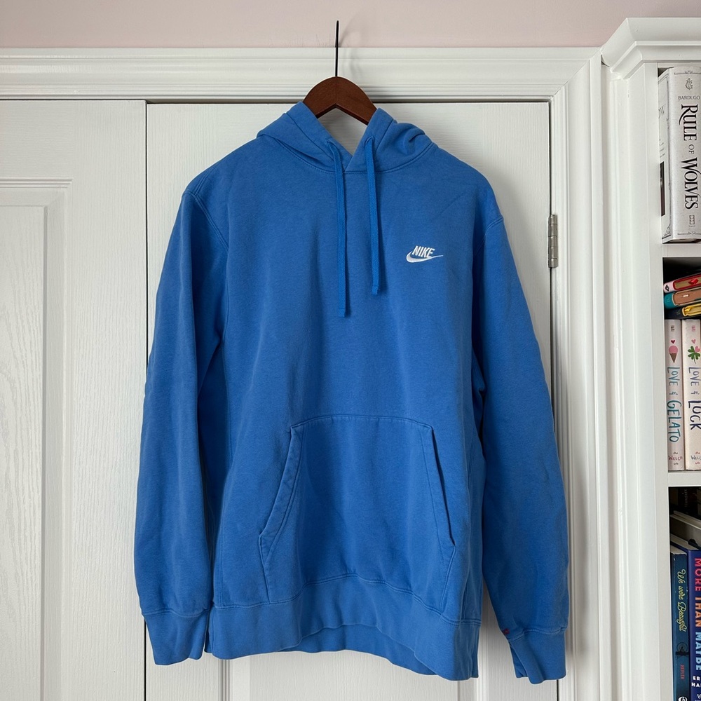 Nike Blue Pullover Hoodie Sweatshirt